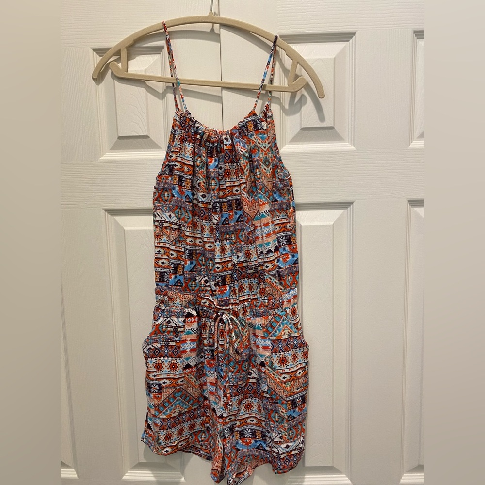 Printed romper